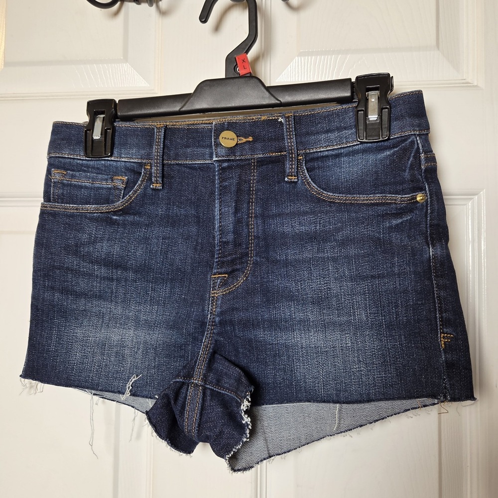 Frame Denim sz 25 Le Cutoff jean shorts stretch denim casual summer everyday